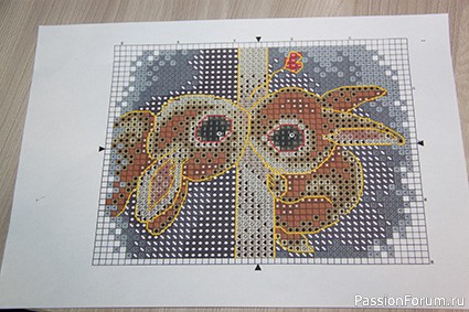 Игольница "Влюблённые зайчата"