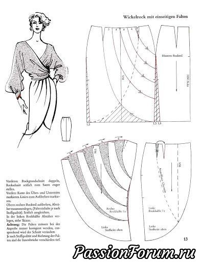 Наряды с выкройками из интернет.