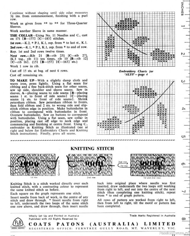 Кофточка Alys из буклета Patons Knitting Book №710