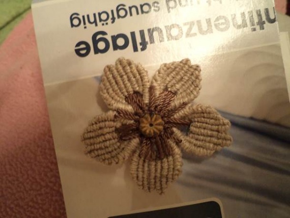 техника плетения цветочка от Петерс Розы (продолжение)