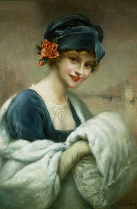 Красавицы. Художник Francois Martin-Kavel.