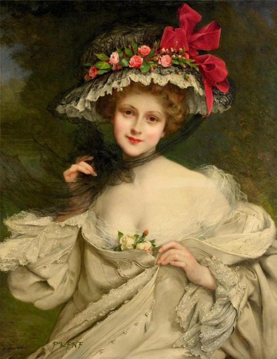 Красавицы. Художник Francois Martin-Kavel.